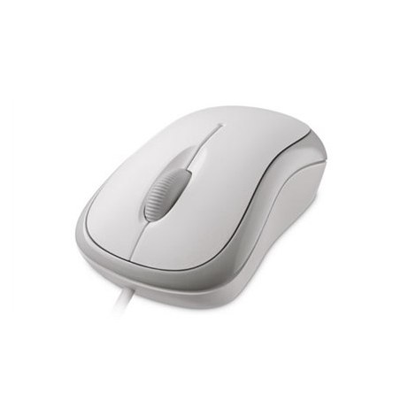 Microsoft | 4YH-00008 | Basic Optical Mouse for Business | White
